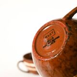 trio of Digoin Sarreguemines "Mary" model coffee cups, 1960