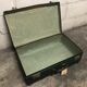 Vintage green case in vulcanized fiber