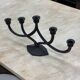 Cast iron vintage candlestick from Giesserei Aachen