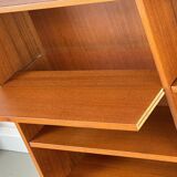 Bibliothèque en teck, années 1960