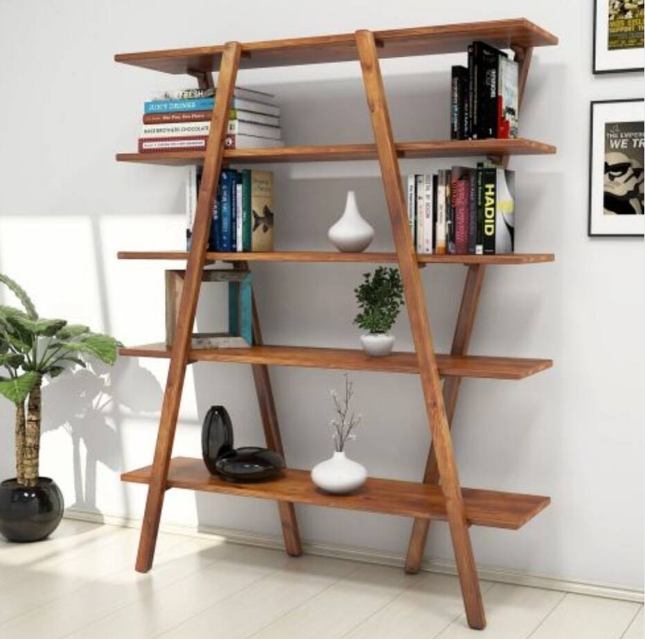 New Scandinavian style wooden bookshelf