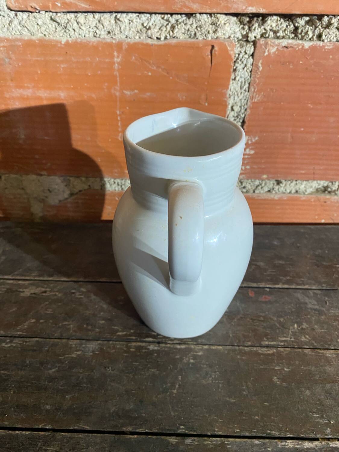 Old Pichet ARTESIA White Ceramic Vintage Peppers Decor #D516