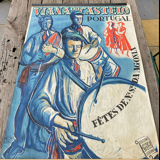 Affiche ancienne - fêtes populaires Portugal
