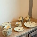 Service à dessert en porcelaine fine de Limoges