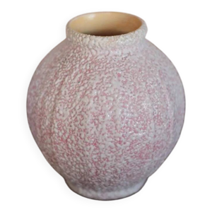vase boule émail crispé