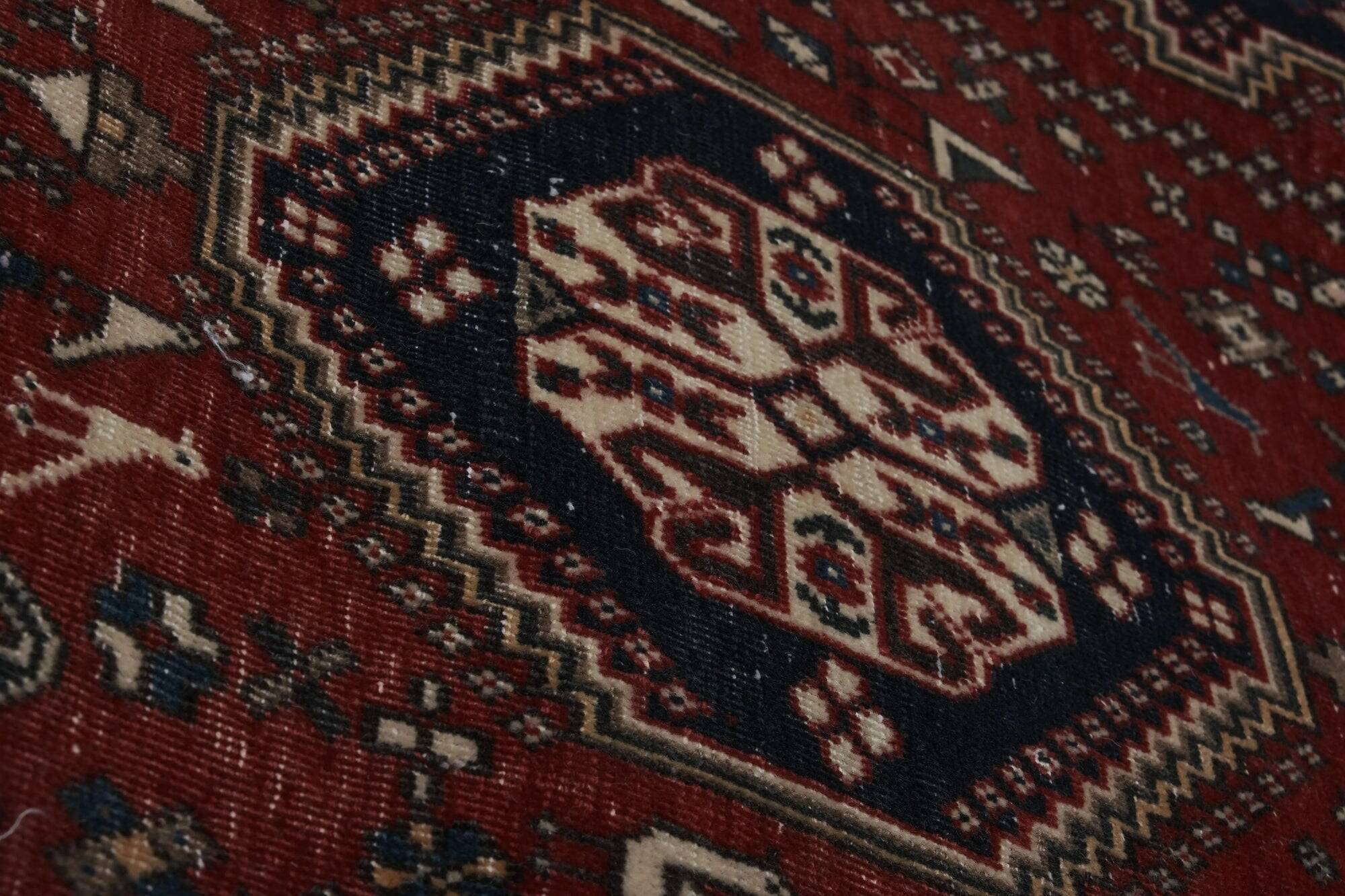 Vintage Turkish hallway rug 80x290 cm