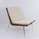 Fauteuil BOOMERANG  de P. HVIDT & NIELSEN, éd. original, restauré, 1950