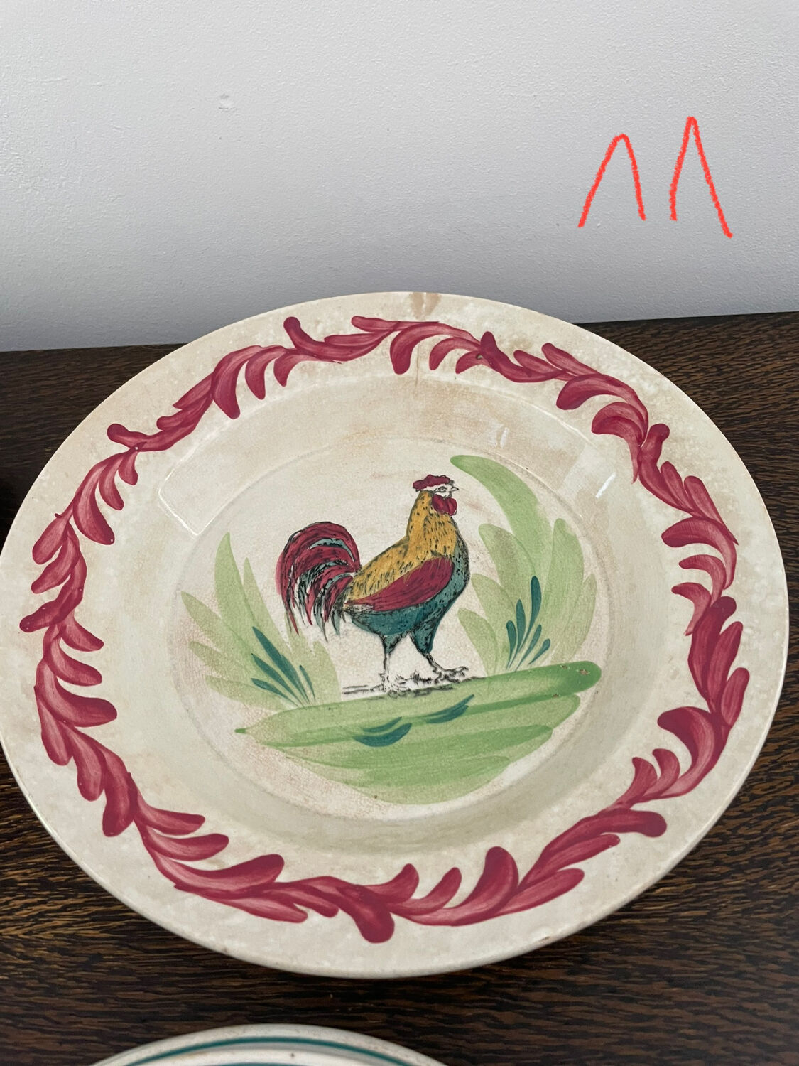 Lot porcelain tableware digouin sarreguemines