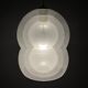 Suspended Murano lamp attributed to Mazzega, Italy, 1960s.