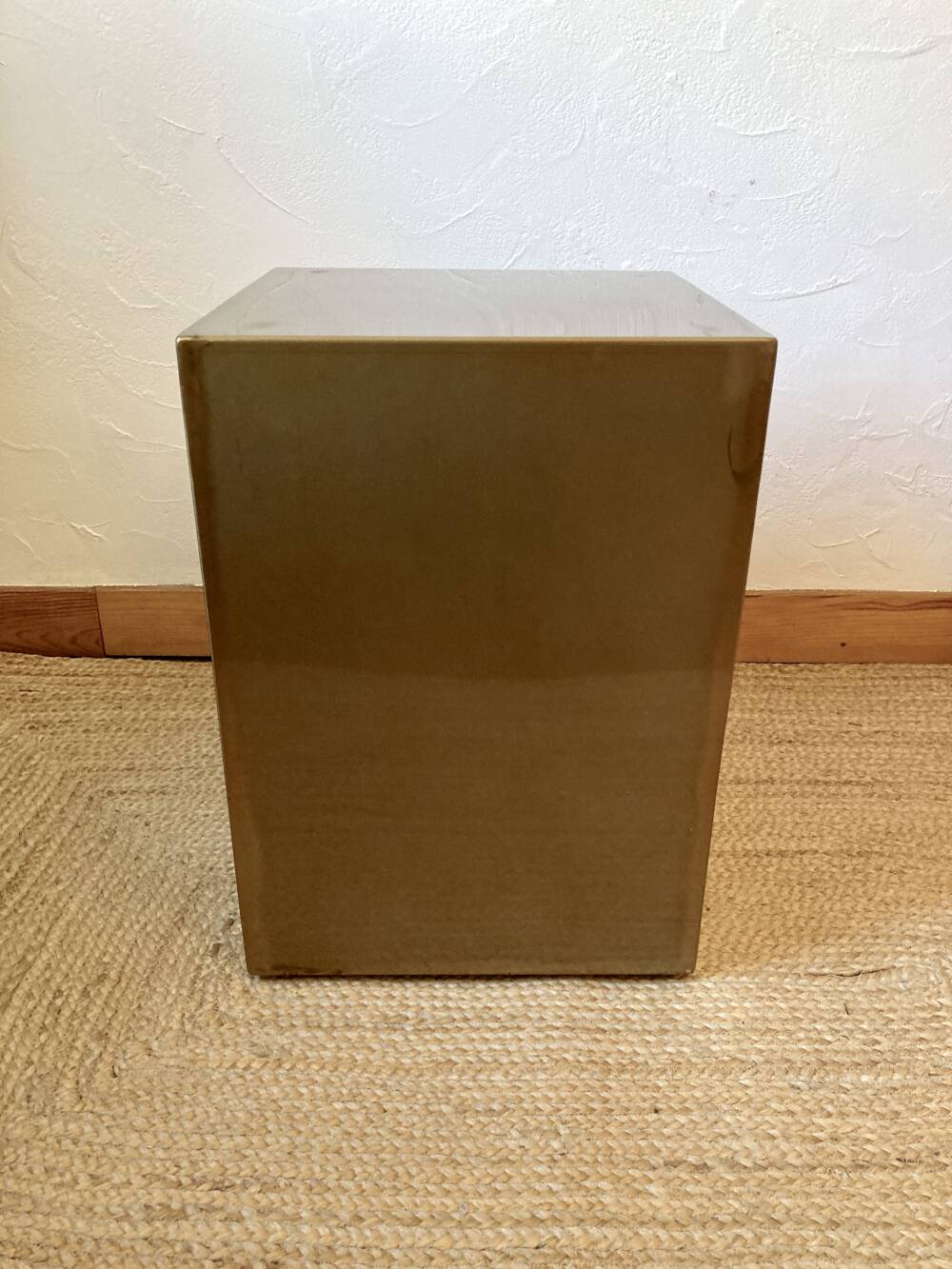 Electro-galvanised metal seat. Pharrell Williams / Vuitton parade, 2024.