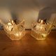 Pair of vintage frosted glass wall lamps, 1960s
