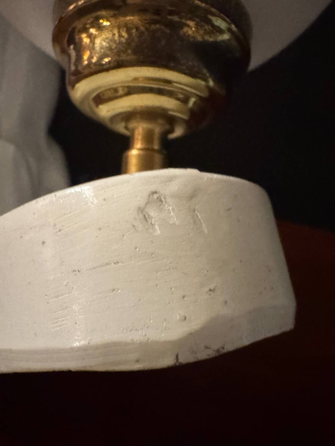 White horse lamp from the 1970s.