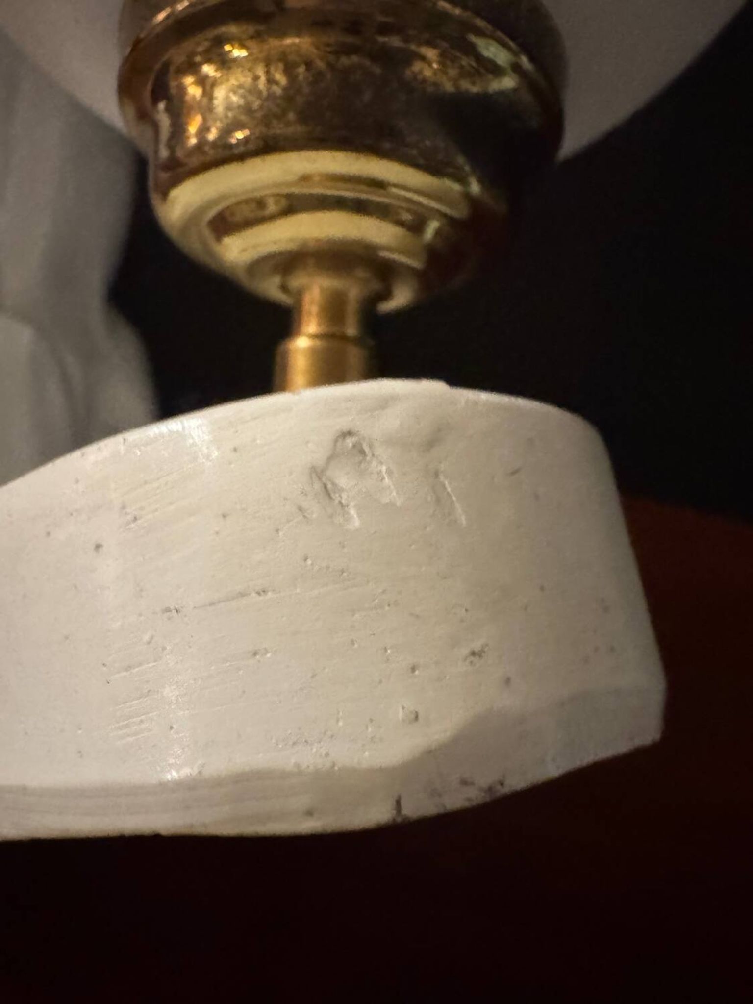White horse lamp from the 1970s.