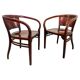 Extremely rare armchairs no. 6521 by Otto Wagner for Thonet