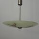 Art Deco ceiling light in green glass, 1940s, Germany