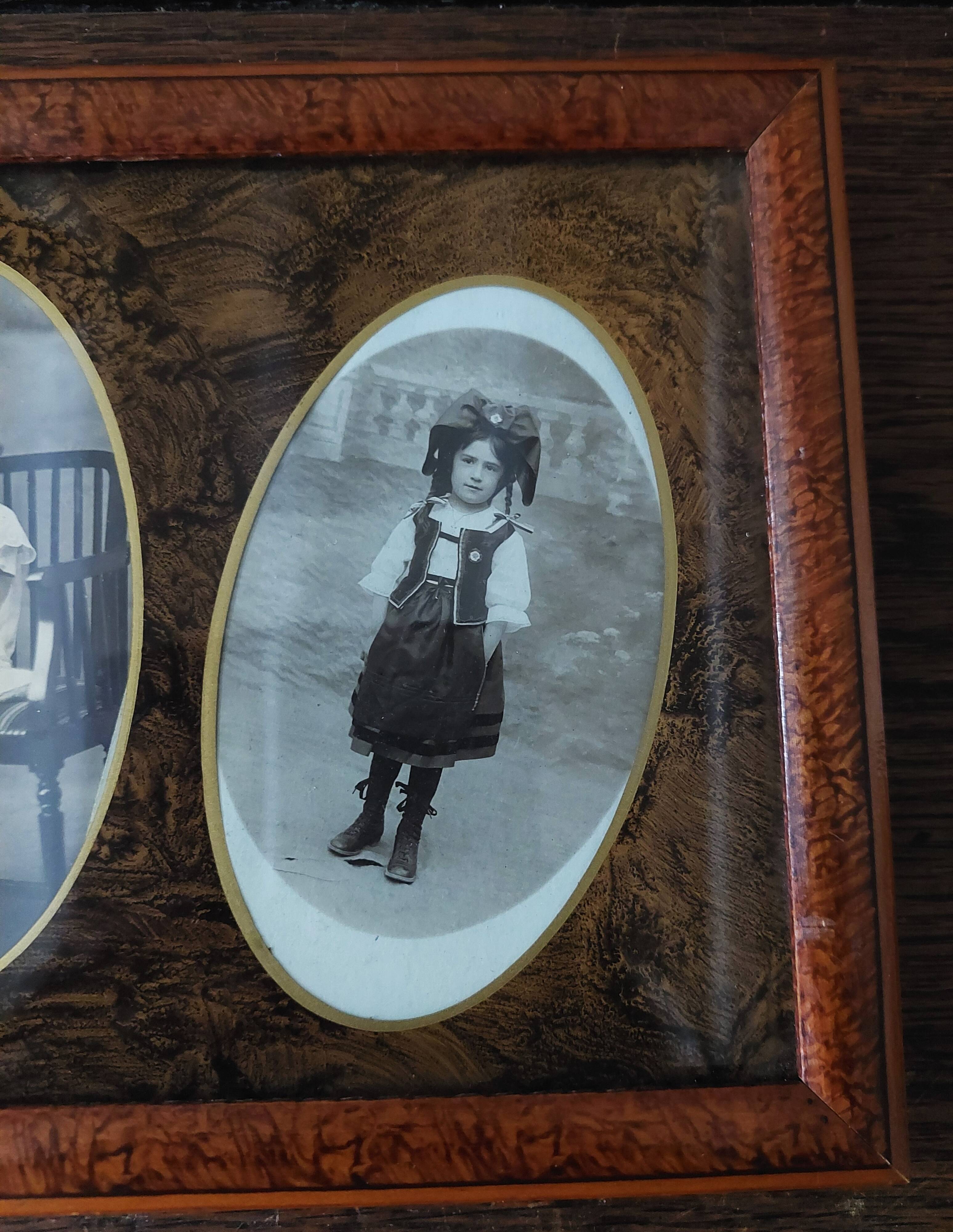 Photo frame with art deco period photos