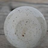 Vintage sandstone soliflore vase signed Cazes