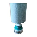 70s ceramic and chrome lamp
