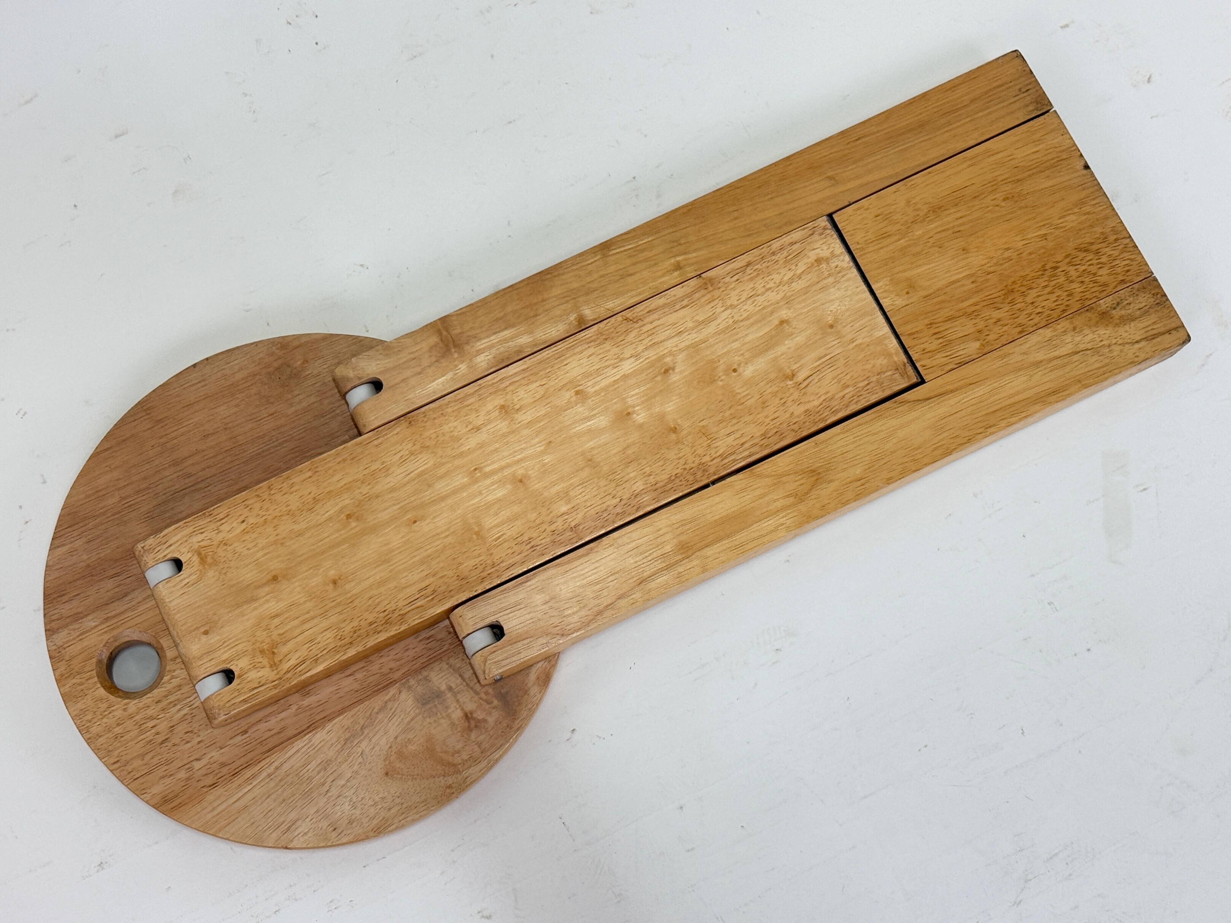 Suzy DLG Roger Tallon Wood Stool - no Charlotte Perriand - Vintage