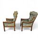 2 x Casala wingback / lounge / armchair in top condition / 4 small cushions / 1960s