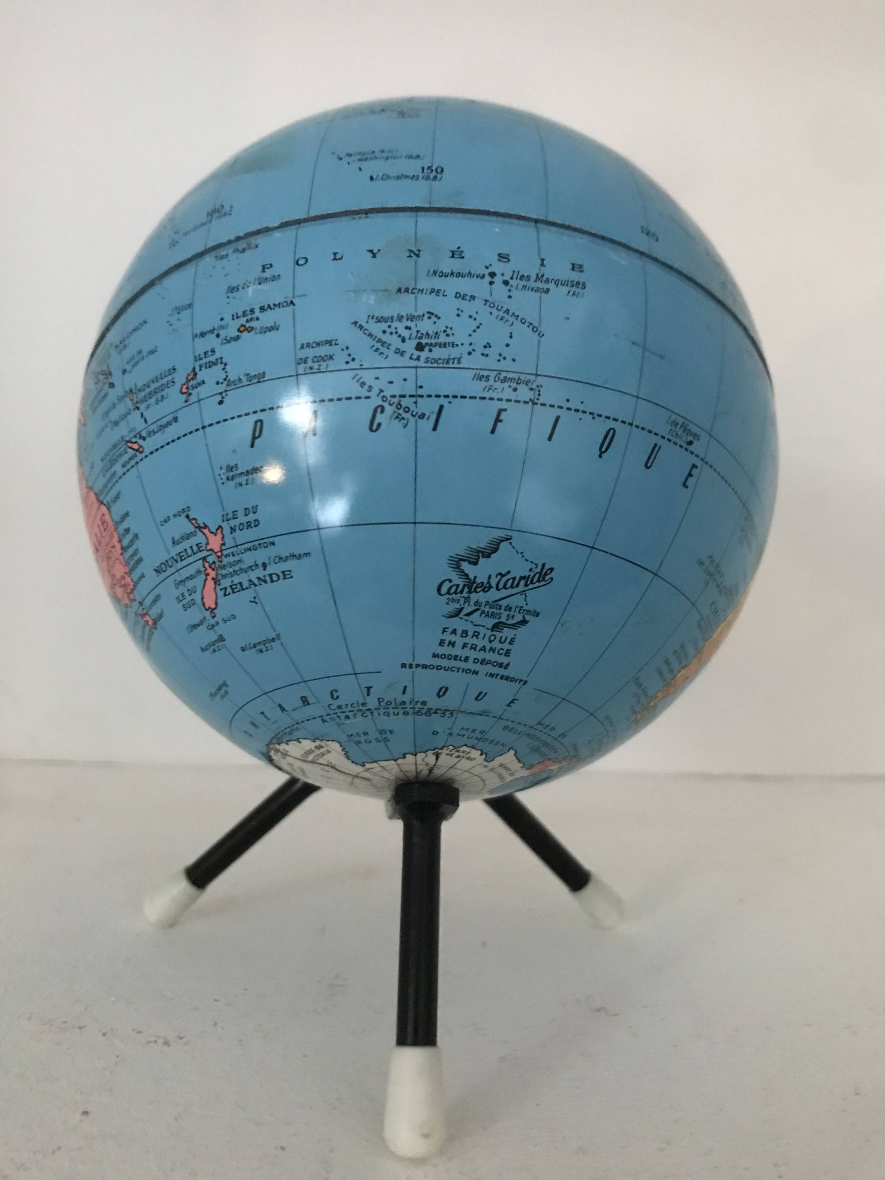 Small vintage globe 1960s