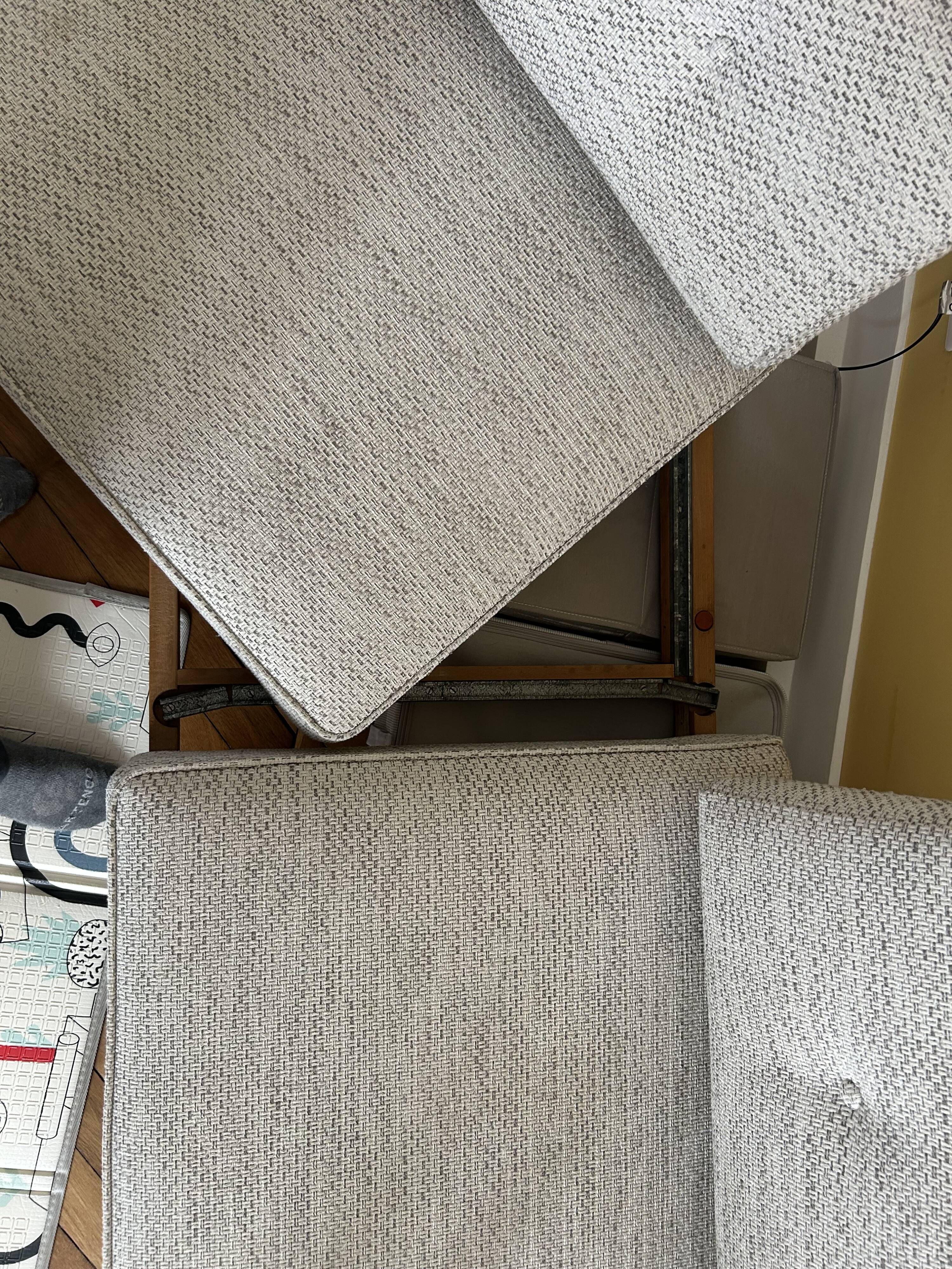 Daubes Stella Knoll - retapissé kvadrat gris