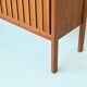 Leo Bub symmetric highboard in walnut XL Bub Wertmobel Germany 1960