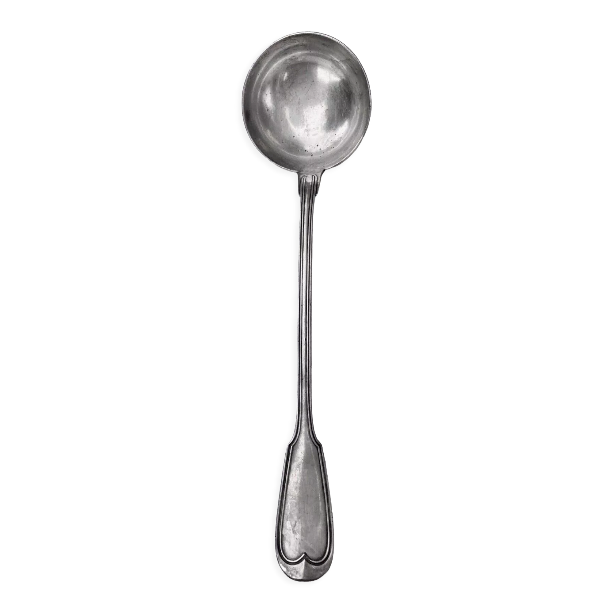 SOUP LADLE EXCELLENT CONDITION, SILVER METAL. SIGNED CHRISTOFLE - ART DECO MODEL -N°2