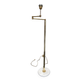 Articulated arm floor lamp