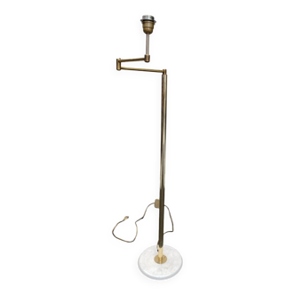 Articulated arm floor lamp