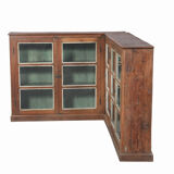 Buffet vaisselier d'angle bois viieux teck