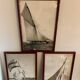 Three photographs sails and sailboats 1980s