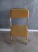 70's folding chair in velvet