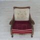 1930s, Danish armchair, furniture velour, ash wood.