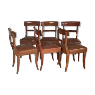 Suite of 6 chairs