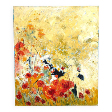 Vintage oil on canvas