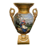 Porcelain vase XIX on pedestal Saint Jeanne
