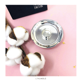 Silver metal candlestick - Ercuis house