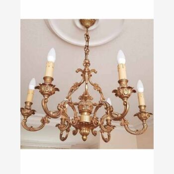 Louis xv bronze chandelier