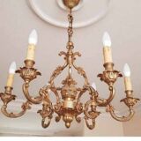 Louis xv bronze chandelier