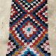 Tapis Berbère Boucherouite coloré - 85 x 153 cm
