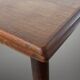 Scandinavian extendable dining table in teak