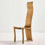 Chaise de salle à manger en frêne massif Kragenæs par Walther Nielsen, Lot de 4