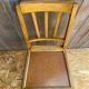 Set of 4 Antique Bistrot Chairs in Baumann Style Wood from the 60s