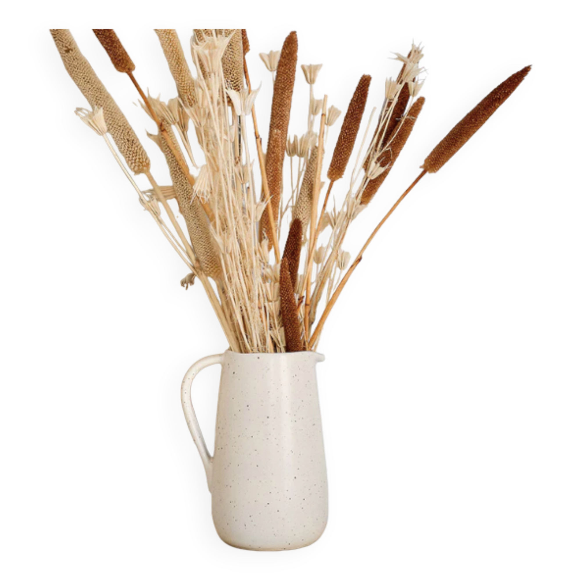 Ceramic pitcher mediterranea speckled - oustao