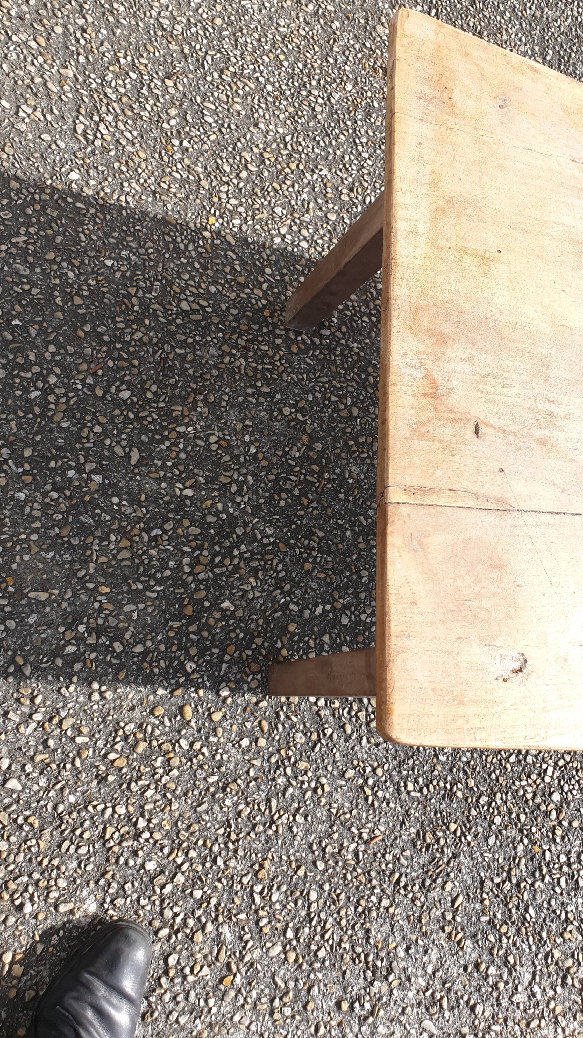 Solid walnut coffee table