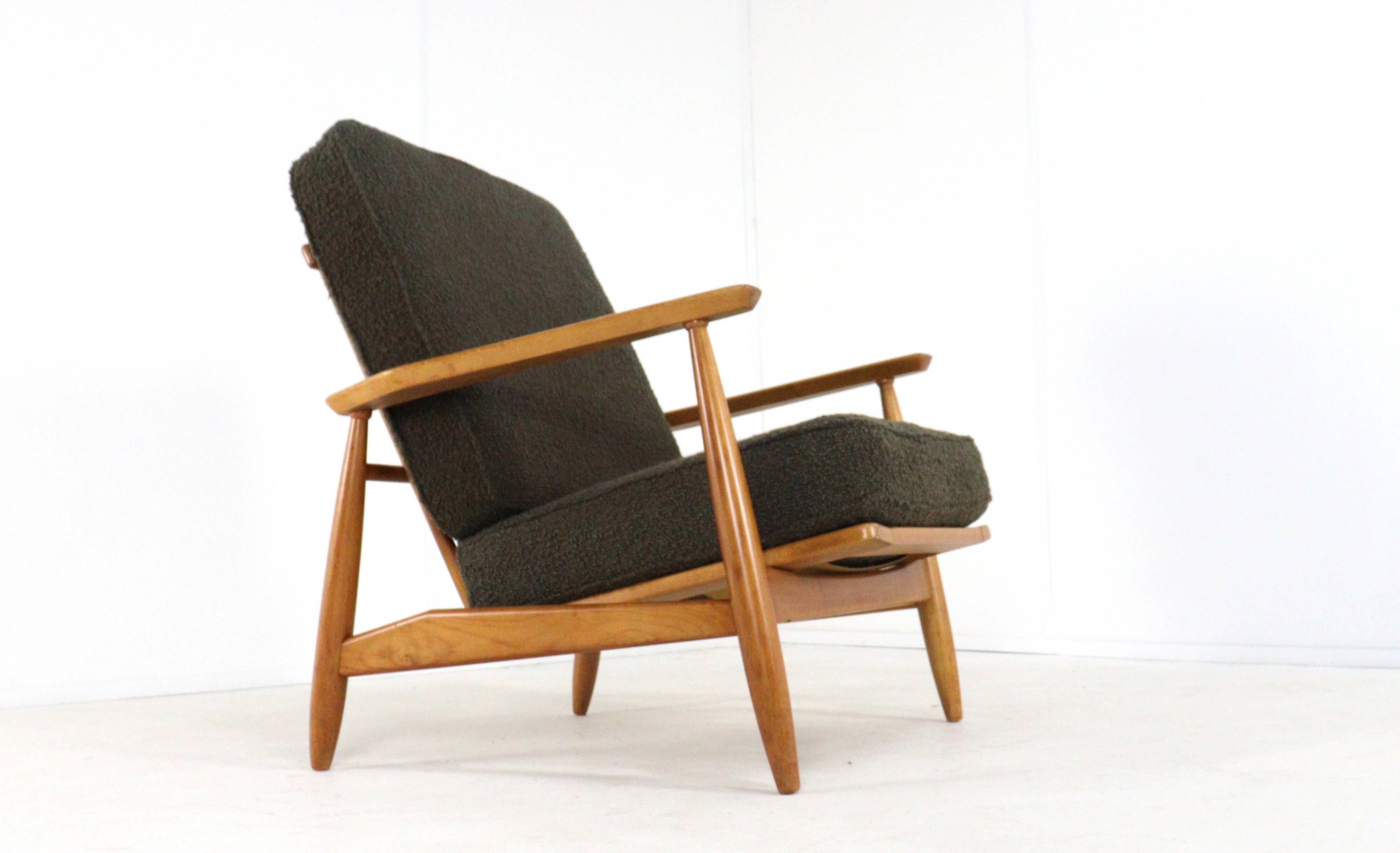 Fauteuil scandinave style Dux « Vejvad » | design vintage