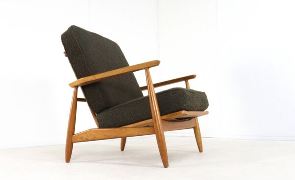 Fauteuil scandinave style Dux « Vejvad »   design vintage