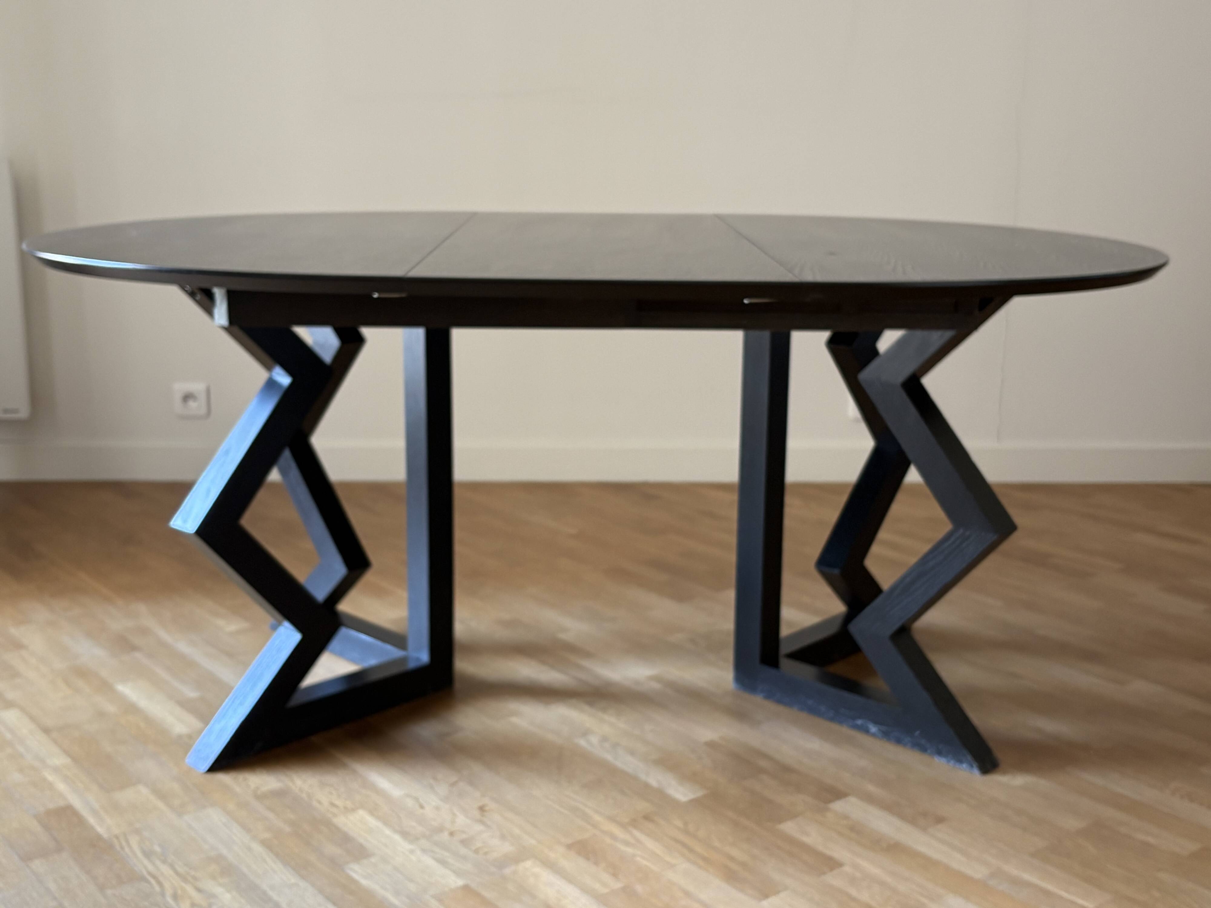 Artelano dining table - wenge finish - 2 extensions