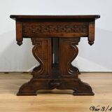 Oak Desk Table, Neo-Gothic style – Early 20th century